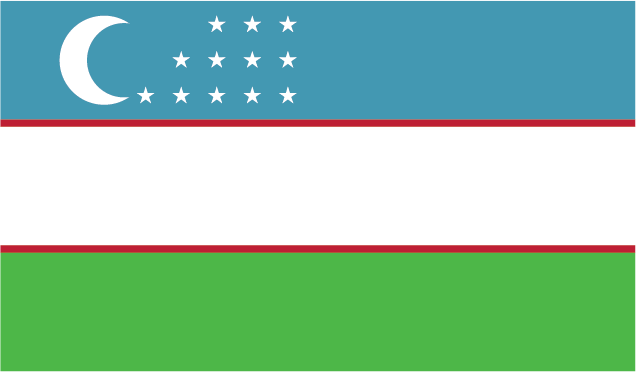 Uzbekistan Flag